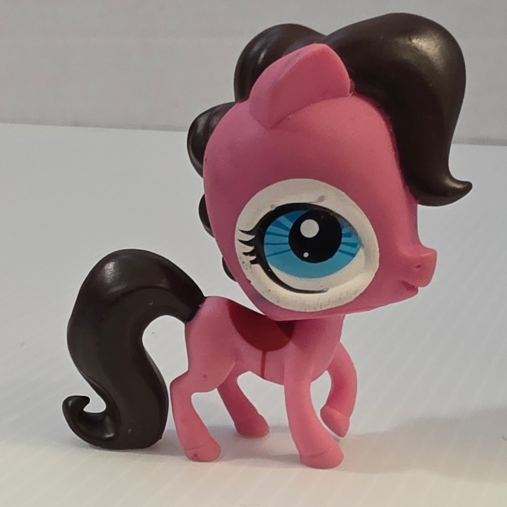 Hasbro Littlest Pet Shop Small Pink Fair Horse 2481